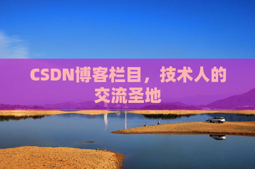 CSDN博客栏目，技术人的交流圣地